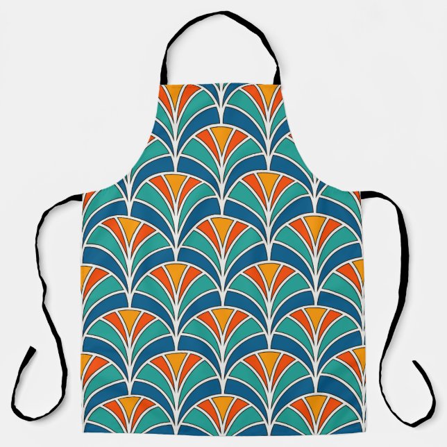 Fish Scale: Asian Traditional Apron (Front)