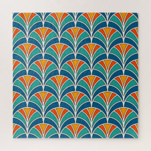 Fish Scale: Asian Traditional Jigsaw Puzzle