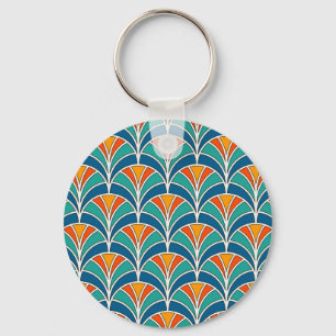 Fish Scale: Asian Traditional Key Ring