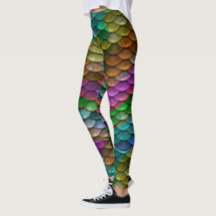 Women's Fish Scale Leggings & Tights