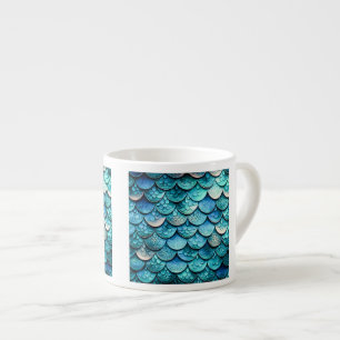 Fish Scale Pattern Espresso Mug