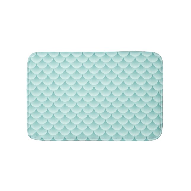 Fish Scales Pattern Bath Mat (Front)