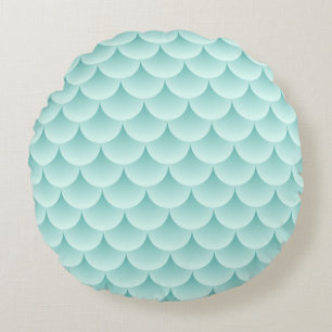 Fish Scales Pattern Round Cushion