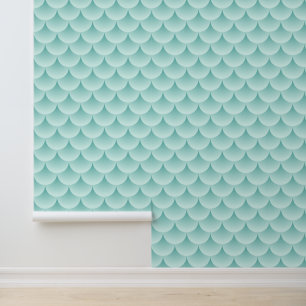 Fish Scales Pattern Wallpaper