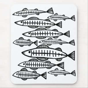 Fish School Mouse Mat