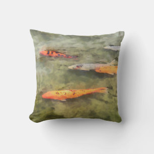 Fish - School Of Koi': Cushion