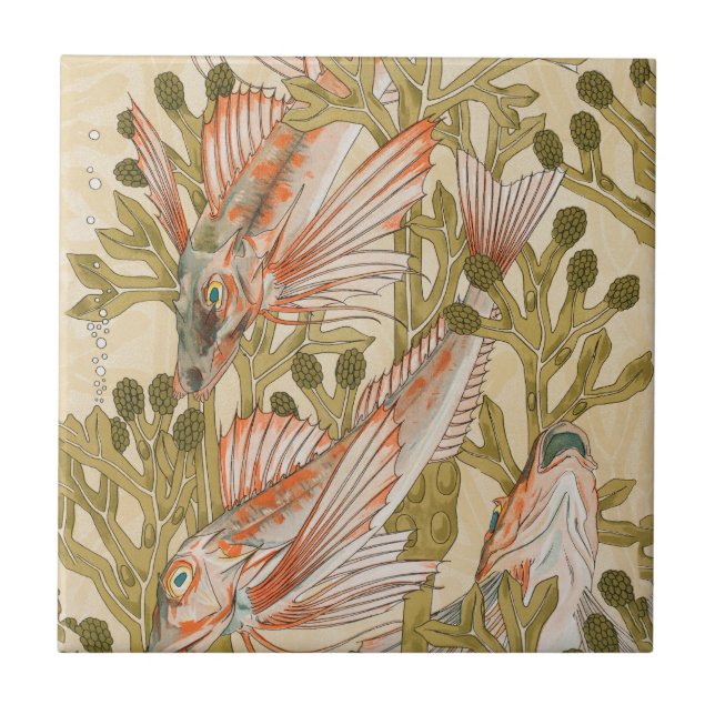 Fish Sea Life Underwater Animal Tile (Front)