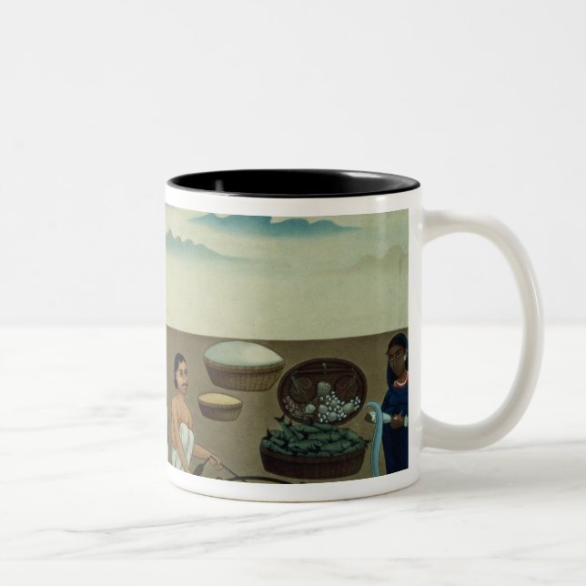 Fish seller, sweetmeat maker and sellers Two-Tone coffee mug (Right)
