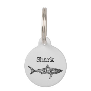 Fish Shark Pet Tag