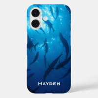 Fish Shoal and Sunlight Under the Sea Personalised