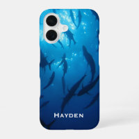 Fish Shoal and Sunlight Under the Sea Personalised