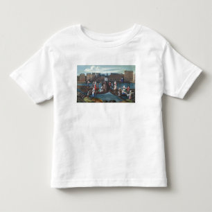 Fish Shop and Laundry Boat at the Quai Toddler T-Shirt