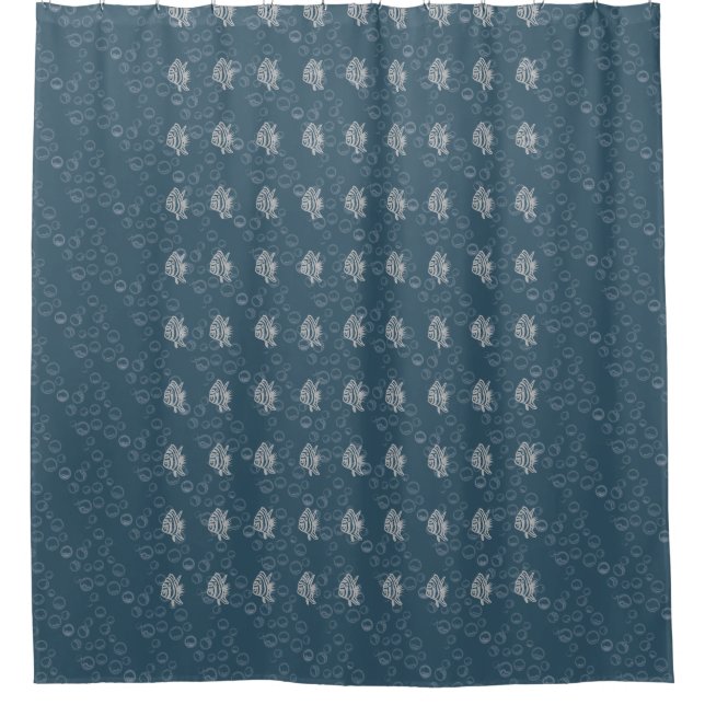 Fish Shower Curtain (Front)