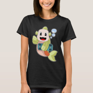 Fish Skater Skateboard T-Shirt