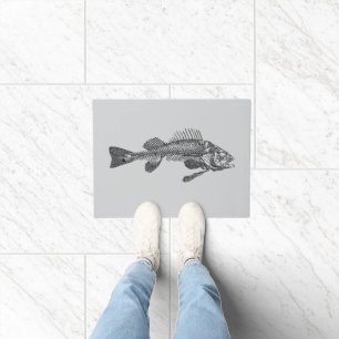 Fish skeleton doormat