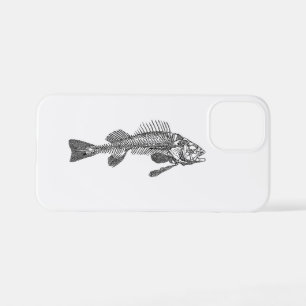 Fish skeleton iPhone 12 mini case