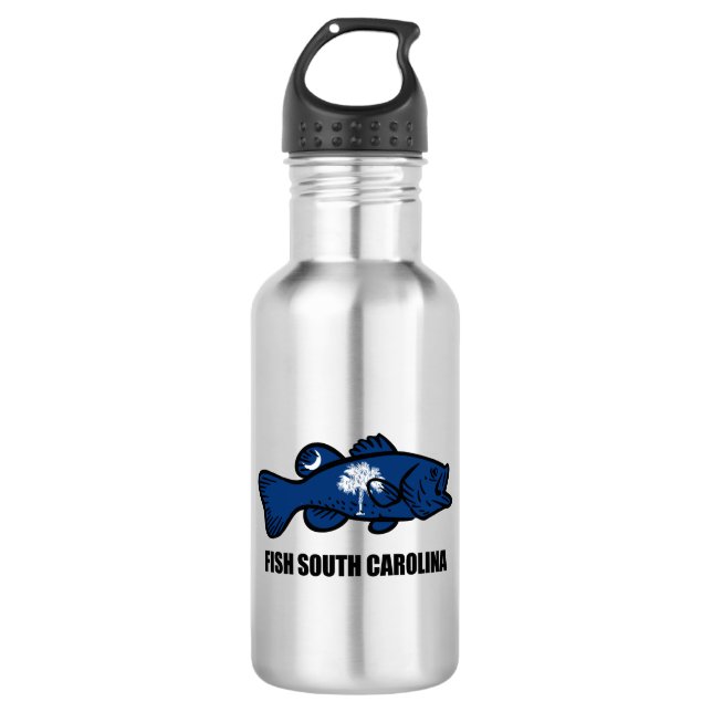 Fish South Carolina 532 Ml Water Bottle (Front)