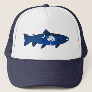 Fish South Carolina Trout Trucker Hat
