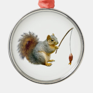 Fish Squirrel Ornament