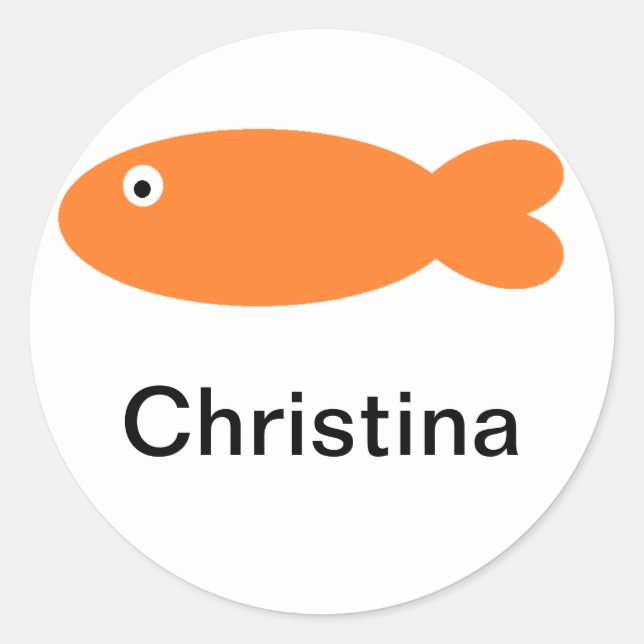 "Fish" Sticker (Front)