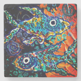 Fish Stone Coaster