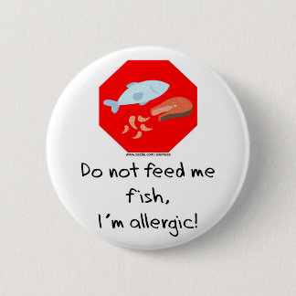 Fish Stop 6 Cm Round Badge