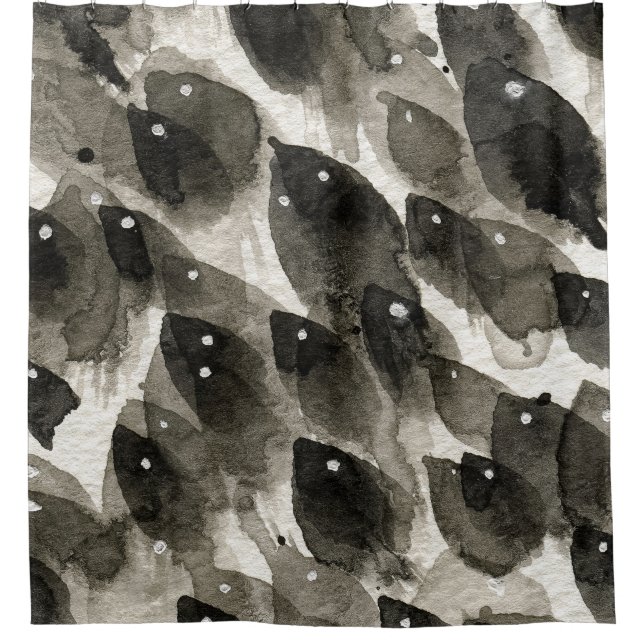 Fish Storm Shower Curtain (Front)