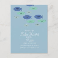 Fish Swimming Aquarium Baby Shower 