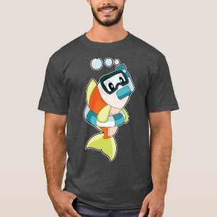 Fish Swimming Snorkel T-Shirt