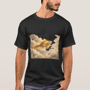 Fish swims through clouds T-Shirt