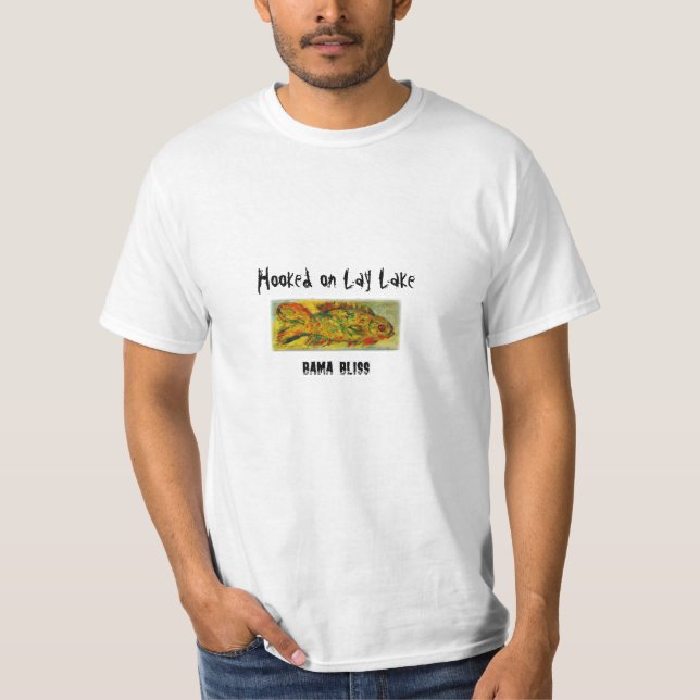 Fish T-Shirt "Lay Lake" Alabama (Front)
