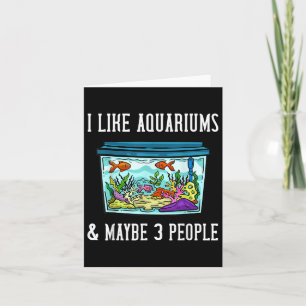 Fish Tank Aquarium Saltwater Aquascaping Card