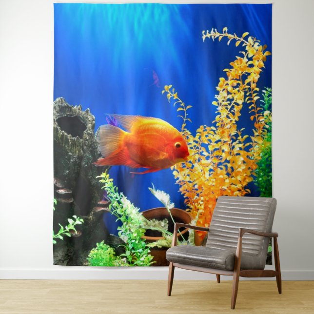 Fish tank aquarium tapestry (In Situ)