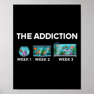 Fish Tank Art For Men Women Coral Fish Tank Lover  Poster