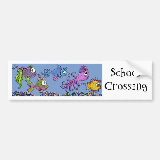 Fish Tank Dolled Up Bumper Sticker (Front)