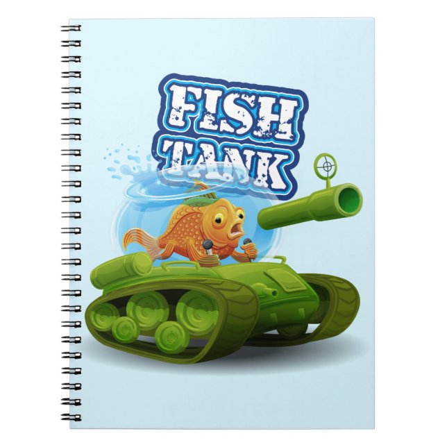 Fish Tank Humourous Notebook (Front)