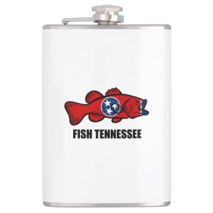 Fish Tennessee Hip Flask