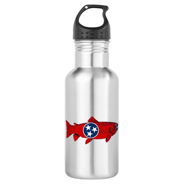 Fish Tennessee Trout 532 Ml Water Bottle (Front)