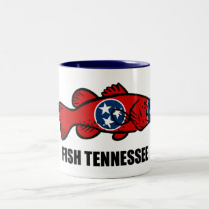 Fish Tennessee Two-Tone Coffee Mug
