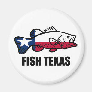Fish Texas Magnet