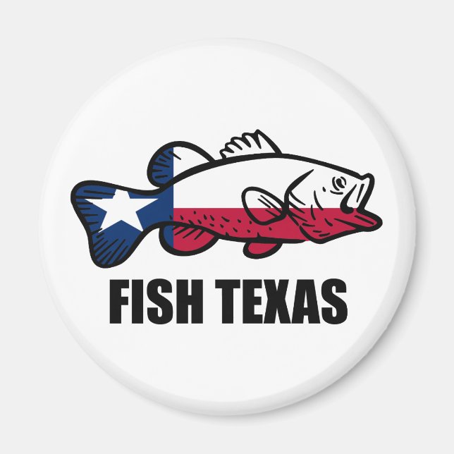 Fish Texas Magnet (Front)