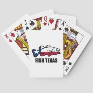 Fish Texas Playing Cards