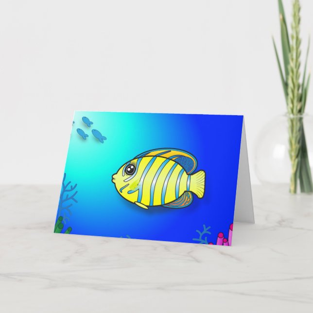 Fish Themed Birthday Card (Front)