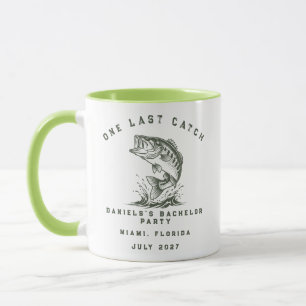 Fish Themed Custom Fishing Bachelor Party Mug