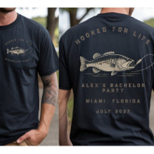 Fish Themed Custom Fishing Bachelor Party
