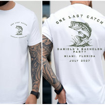 Fish Themed Custom Fishing Bachelor Party