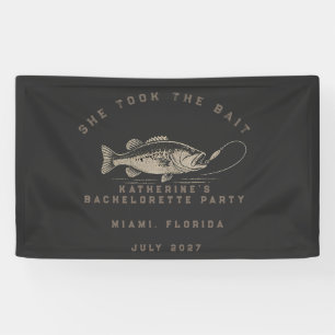 Fish Themed Custom Fishing Bachelorette Party Banner
