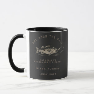 Fish Themed Custom Fishing Bachelorette Party Mug