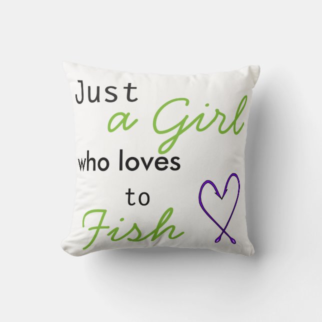 fish throw pillow (Front)