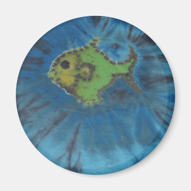 Fish Tie Dye Magnet (Front)